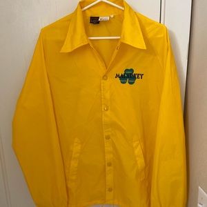 K-Studio Vintage Herbert Malarkey Roofing Co. lightweight jacket Yellow Medium